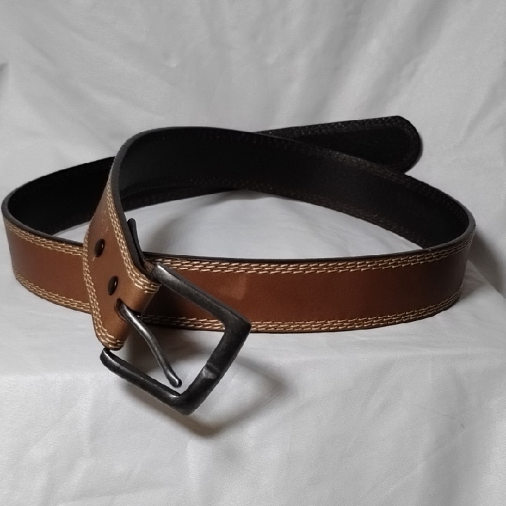 Men's Leather Belt Wrangler Brown